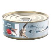 24x85g Feline Finest, thon, mérou - Pâtée pour chat
