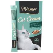 6x15g Miamor Cat Cream Geflügel-Cream Katzensnack