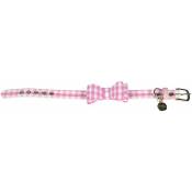 Doogy Fashion - Collier chien Vichy Rose : T30 - Rose