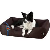 Zara lit pour chien, Panier corbeille, coussin de chien:L, chocolate (brun) - Beddog