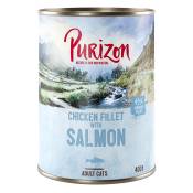 6x400g Purizon Adult sans céréales filet de poulet,