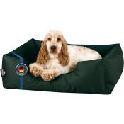 Beddog - zara lit pour chien, Panier corbeille, coussin de chien:M, bottle-green (vert foncé)