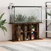 Meuble Aquariums Support Chêne Foncé 120 x 40 cm. 1 étagère Support solide et stable pour aquariums - Chêne Foncé