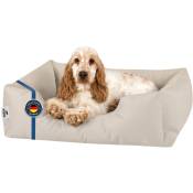 Zara lit pour chien, Panier corbeille, coussin de chien:M, light-sand (beige clair) - Beddog