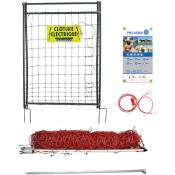 Beaumont - Kit clôture pour chien filet + portillon