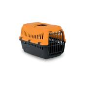 Caisse de transport NAYECO animaux de petite taille - orange - 46x31x32cm - Orange