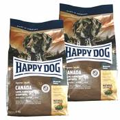 2 x 4 kg Happy Dog Supreme sensibles Canada