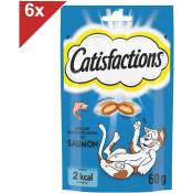 Catisfactions - Friandises au saumon pour chat et chaton (6x60g)