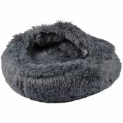 Coussin chausson Fluffy Anthracite