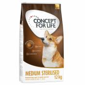 12kg Medium Sterilised Concept for Life - Croquettes