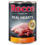 24x400g Real Hearts poulet Rocco - Nourriture pour chien