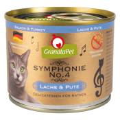 6x200g Symphonie saumon / dinde Granatapet - Nourriture pour Chat