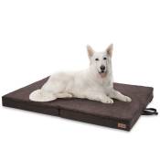 Brunolie - lit pour chien tapis lavable orthopédique