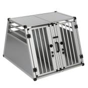Cage de transport double AluRide pour chien (taille