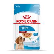 10x140g Royal Canin Medium Puppy - Pâtée pour chiot