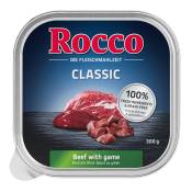27x300g Rocco Classic en barquettes bœuf, gibier - Pâtée pour chien