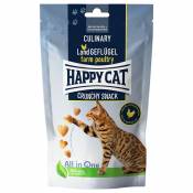 2x70g Happy Cat Culinary Crunchy Snack, volaille fermière