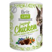 3x100g Brit Care Cat Snack Superfruits & Poulet Snacks pour chats