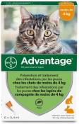 ADVANTAGE Anti-Puces pour Chats - Moins de 4kg