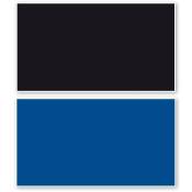 Double fond noir et bleu blister 60x150 cm