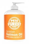 Pets Purest 100% Naturel Écossais Huile de Saumon.