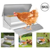 Swanew - Mangeoire automatique pour poules - Capacité : 5 kg - Alimentation automatique pour volailles, poules, canards