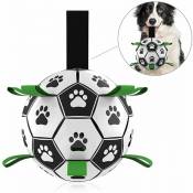 Tumalagia - Jouet pour Chien,Dog Toys Balle de Football pour Chien avec languettes,Jouet interactif