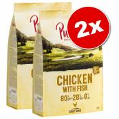 2x12kg Purizon Senior poulet, poisson - Croquettes