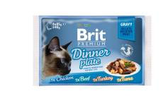 Boîte Chat - Brit Premium Pouches Gravy Dinner Plate