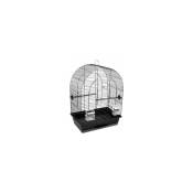 Cage perruche klara 1 noir 39x25x53cm