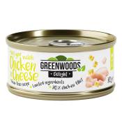 Greenwoods Delight filet de poulet, fromage pour chat 24 x 70 g
