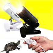 Kit de lampe pour Reptile Crea avec support de lumière en céramique à clipser, ensemble de lampes chauffantes Uv pour tortues et lézards