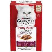 Lot Gourmet Mon Petit 24 x 50 g pour chat - lot mixte viande