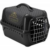 Cage de transport Luxurious noir, chat ou petit chien