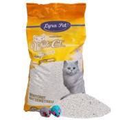 Litière pour chat bentonite Lyra Pet® White Cat®