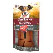 SmartBones Os à mâcher au bœuf pour chien de race moyenne - 2 x 2 os à mâcher