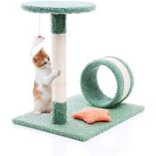 Fudajo Arbre à chat avec jouets et tunnel Arbre de