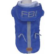 Imperméable à l'eau 60 cm: Imperméable pour chiens VANCOUVER FBI BLUE