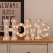 Lampe design 'home' blanche - blanc
