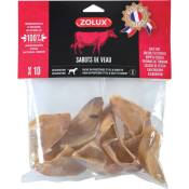Sabots de veau 10 pièces friandises pour chien Zolux