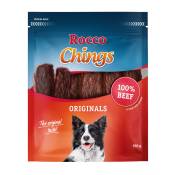 12x150g lamelles de bœuf pour chien Rocco Chings - Friandises pour Chien
