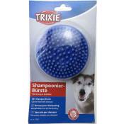 Brosse à shampoing pour chien Trixie Bleu