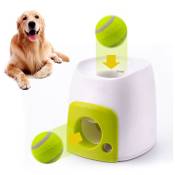 Gabrielle - Lanceur de balle automatique interactif pour chien - Machine de récompense alimentaire - Machine à lancer de balle de tennis pour