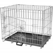 Inlife - Cage métallique et pliable pour chiens m