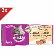 Whiskas - 12 Boîtes en terrine pâtée pour chat 4