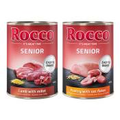 24x400g Senior lot agneau & millet et volaille & flocons d'avoine Rocco - Nourriture pour chien
