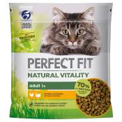 650g Natural Vitality Adult 1+ poulet, dinde Perfect