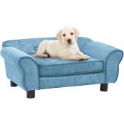Canap� pour chien Turquoise 72x45x30 cm Peluche -
