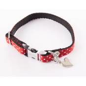 Collier Chien – Martin Sellier Collier Pois rouge