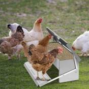 Einfeben - Mangeoire automatique pour poules - Capacité : 5 kg - Alimentation automatique pour volailles, poules, canards